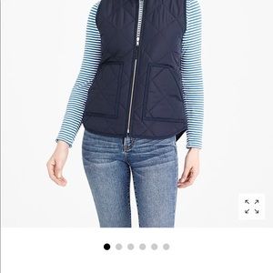 J.crew quilted puffer vest